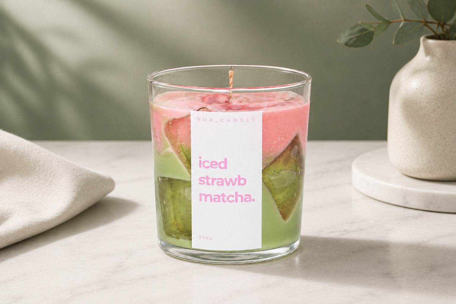 Iced Strawb Matcha